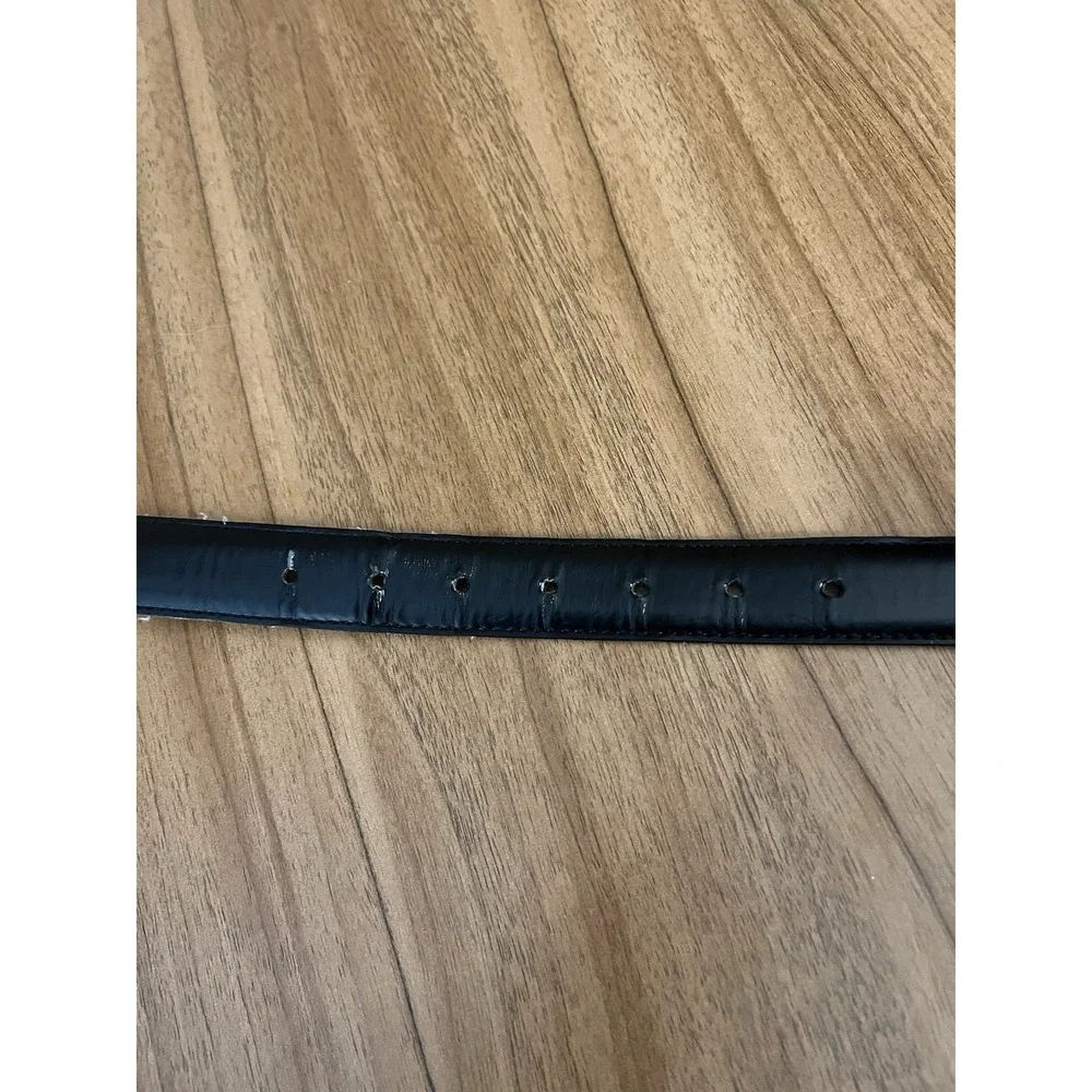 2 in 1 Reversible‎ Men's Belt Brown and Black Faux Leather Sz 48